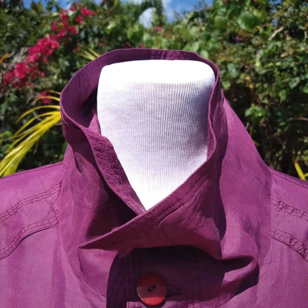 Grape VALENTINO Intimo, Light Jacket, True Vintage 80's/90's, Size XL